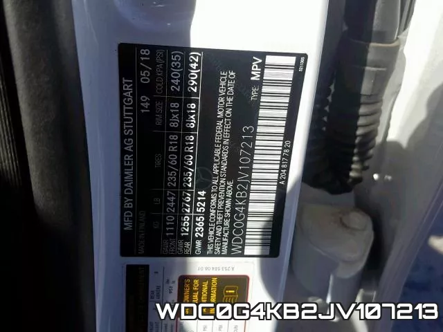 WDC0G4KB2JV107213 фото 2