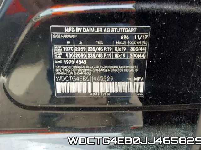 WDCTG4EB0JJ465829 фото 2