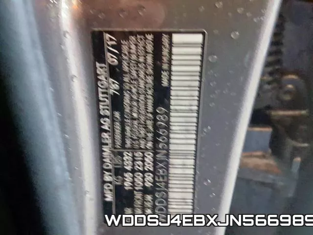 WDDSJ4EBXJN566989 фото 2