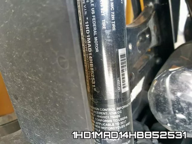 1HD1MAD14HB852531 фото 2