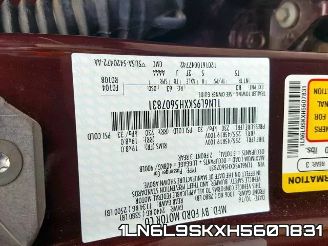 1LN6L9SKXH5607831 фото 2