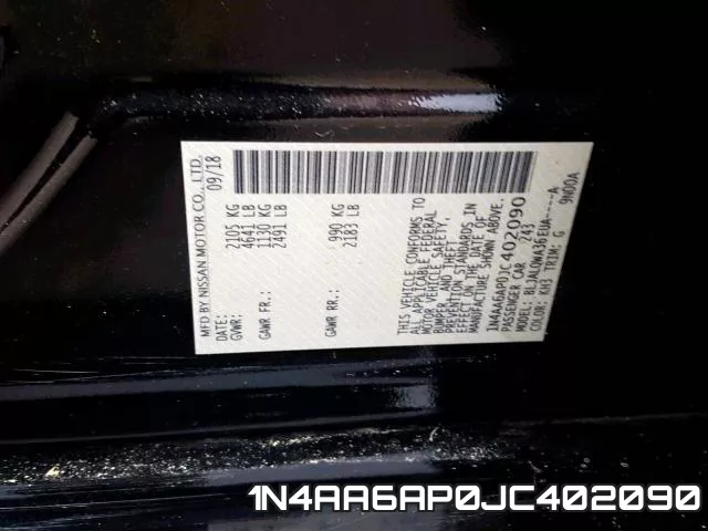 1N4AA6AP0JC402090 фото 2