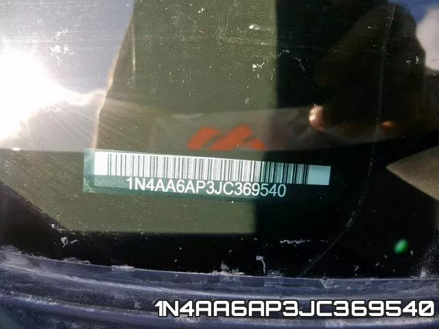 1N4AA6AP3JC369540 фото 2