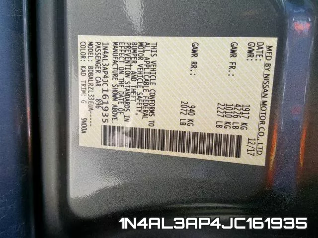 1N4AL3AP4JC161935 фото 2