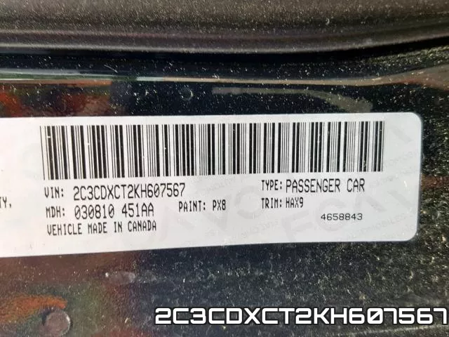 2C3CDXCT2KH607567 фото 2