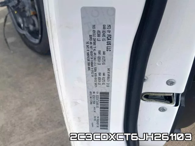 2C3CDXCT6JH261103 фото 2