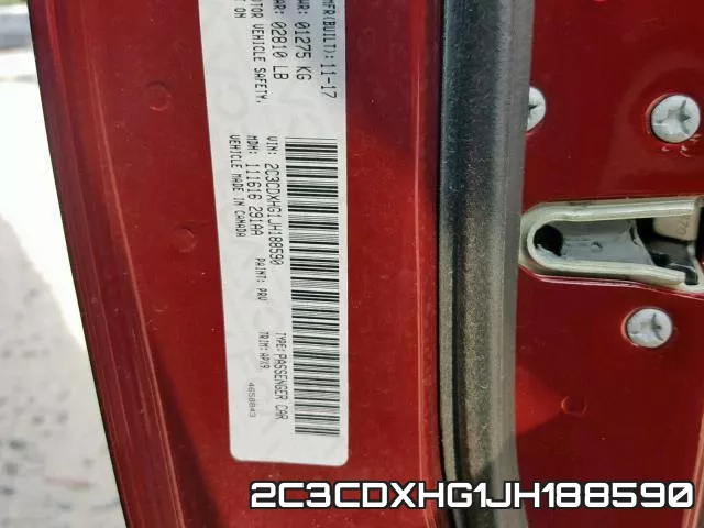 2C3CDXHG1JH188590 фото 2