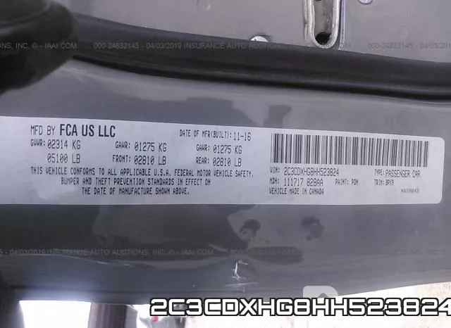 2C3CDXHG8HH523824 фото 10