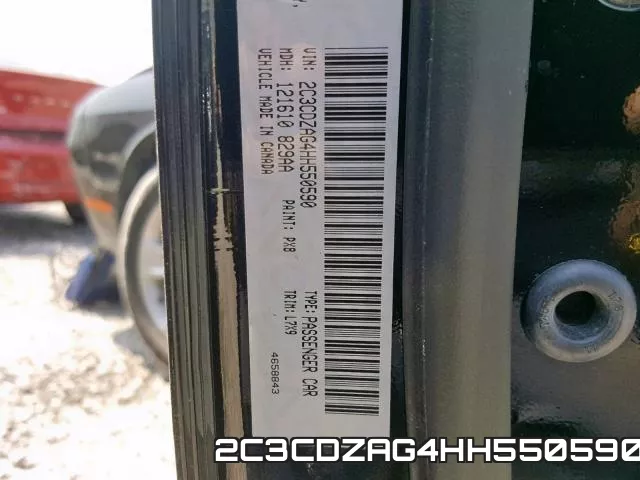 2C3CDZAG4HH550590 фото 2