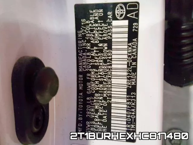 2T1BURHEXHC817480 фото 2