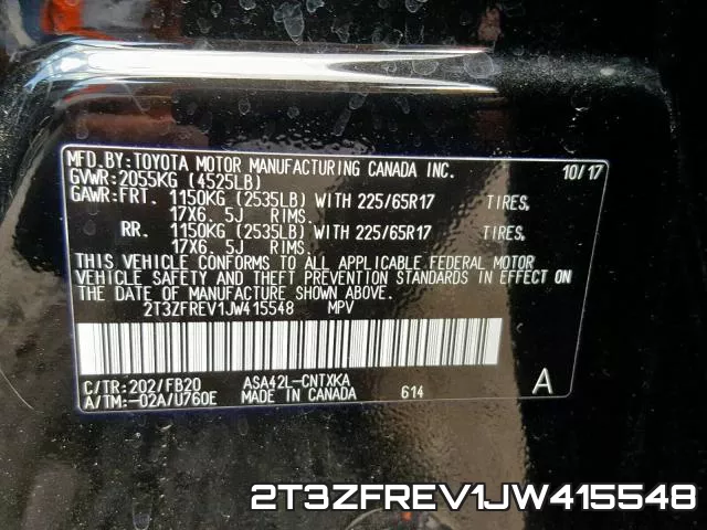 2T3ZFREV1JW415548 фото 2