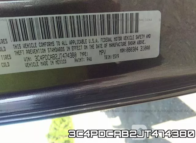 3C4PDCAB2JT474380 фото 10