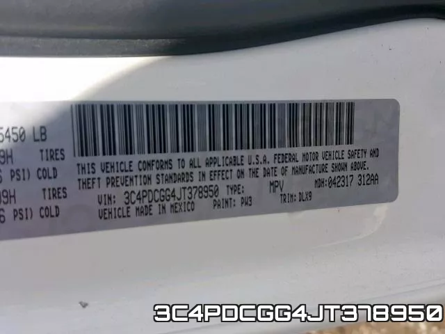 3C4PDCGG4JT378950 фото 2