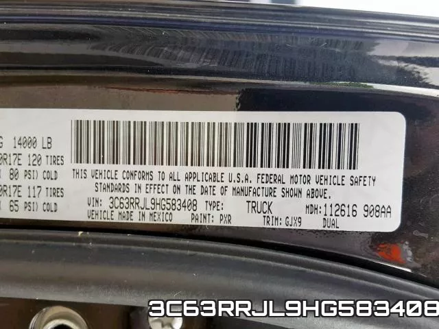 3C63RRJL9HG583408 фото 2