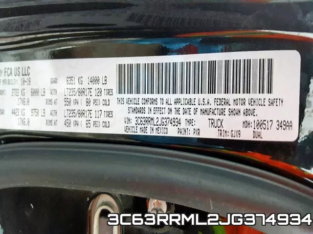 3C63RRML2JG374934 фото 2
