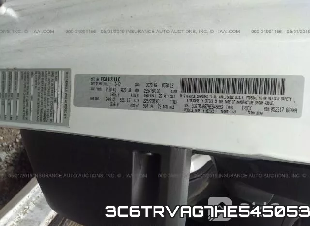 3C6TRVAG7HE545053 фото 10