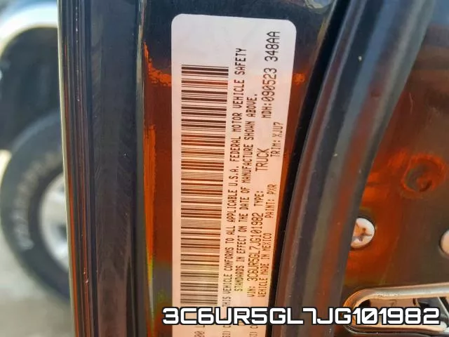 3C6UR5GL7JG101982 фото 2