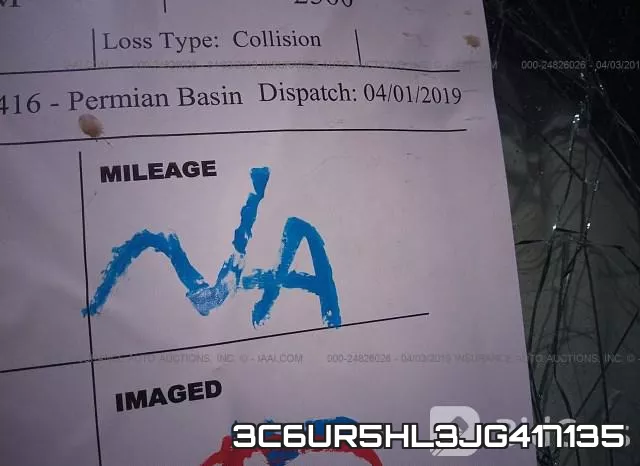 3C6UR5HL3JG417135 фото 8