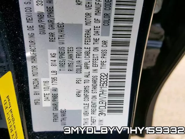 3MYDLBYV7HY159332 фото 2