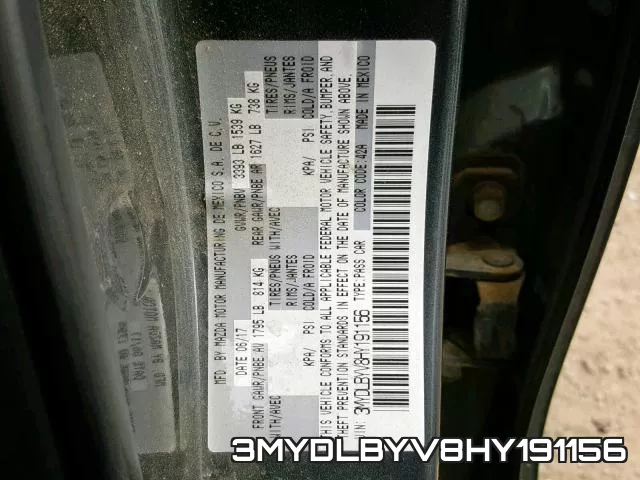 3MYDLBYV8HY191156 фото 2