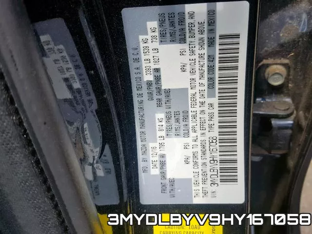 3MYDLBYV9HY167058 фото 2