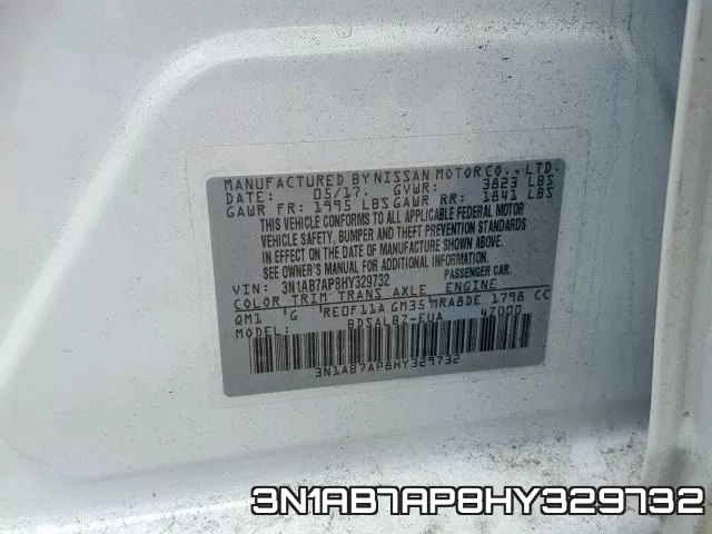 3N1AB7AP8HY329732 фото 2