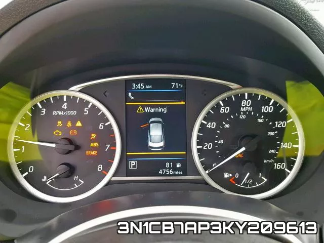 3N1CB7AP3KY209613 фото 9