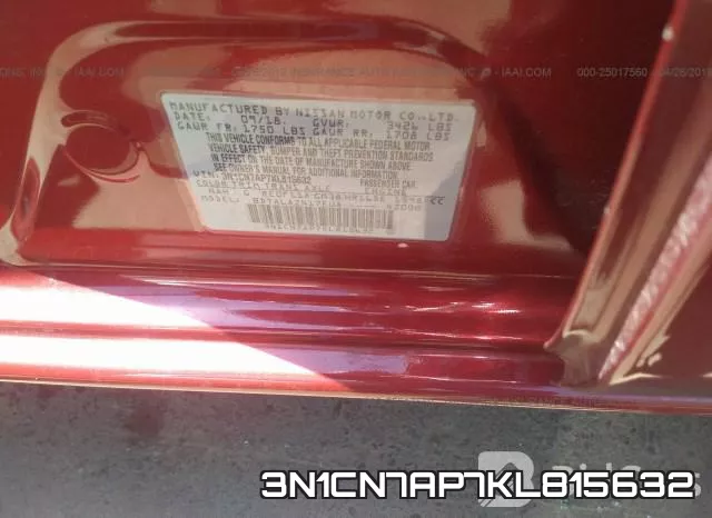 3N1CN7AP7KL815632 фото 10