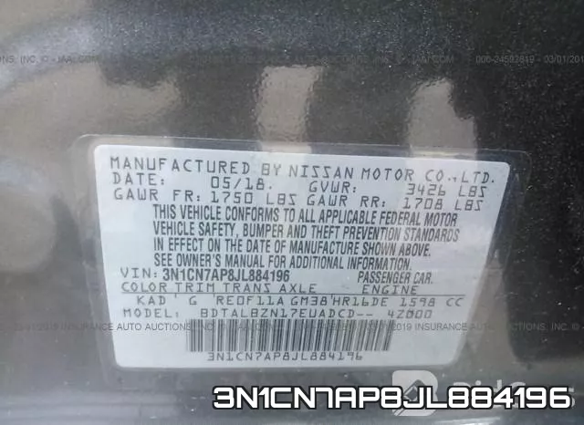 3N1CN7AP8JL884196 фото 10