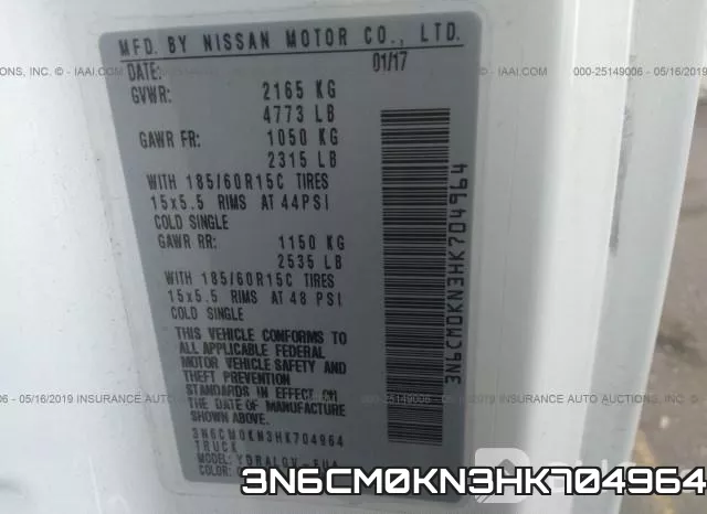 3N6CM0KN3HK704964 фото 10