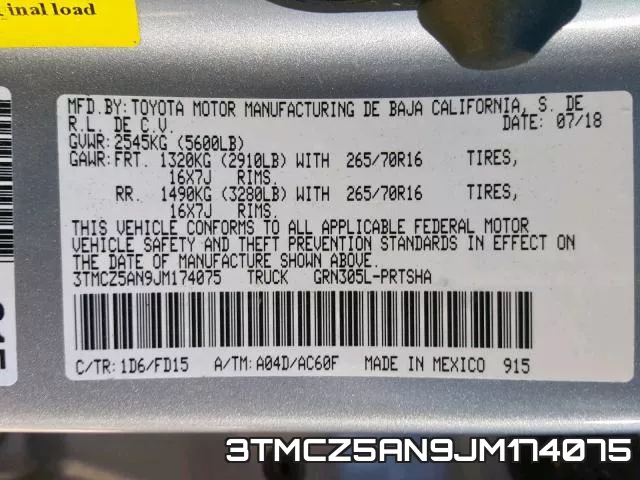 3TMCZ5AN9JM174075 фото 2