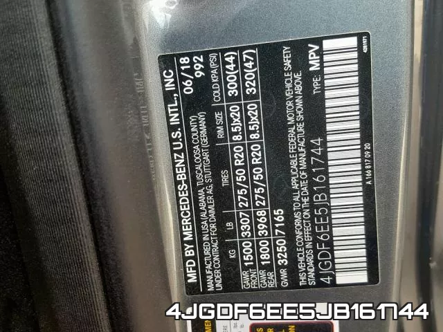 4JGDF6EE5JB161744 фото 2