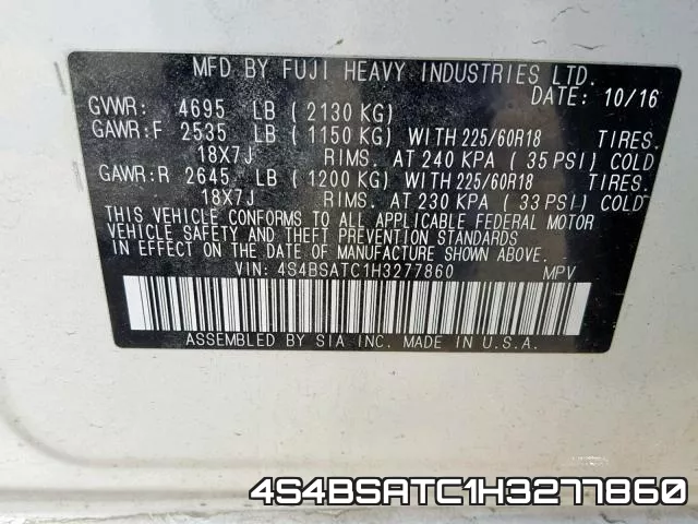 4S4BSATC1H3277860 фото 2