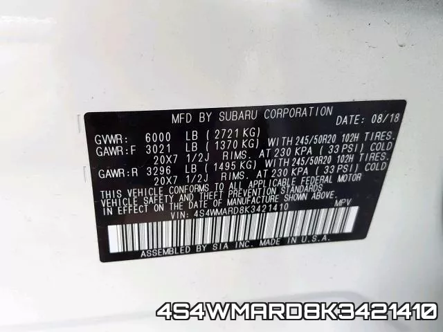 4S4WMARD8K3421410 фото 2