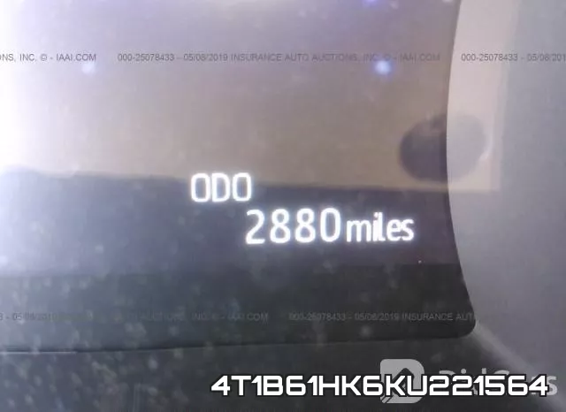 4T1B61HK6KU221564 фото 8