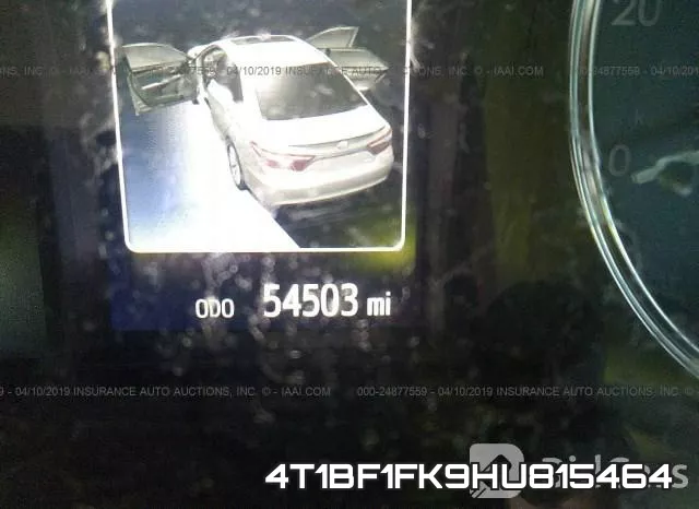 4T1BF1FK9HU815464 фото 8