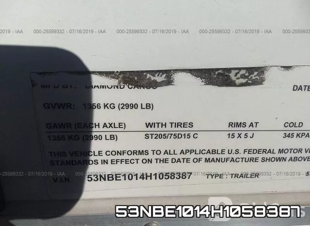 53NBE1014H1058387 фото 9