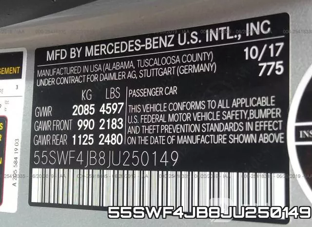 55SWF4JB8JU250149 фото 10