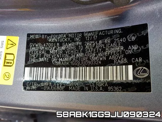 58ABK1GG9JU090324 фото 2