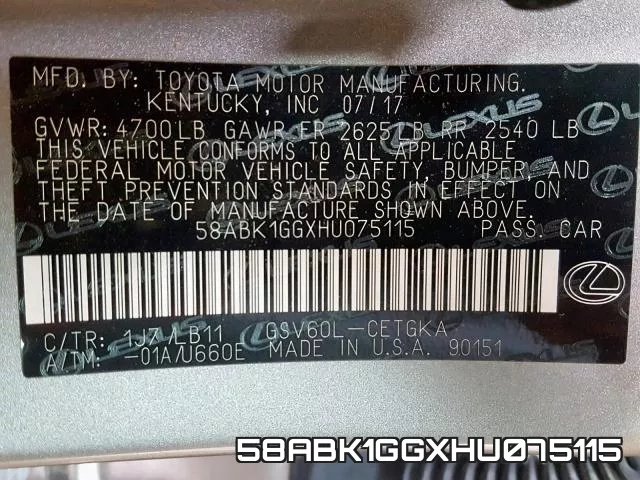 58ABK1GGXHU075115 фото 2