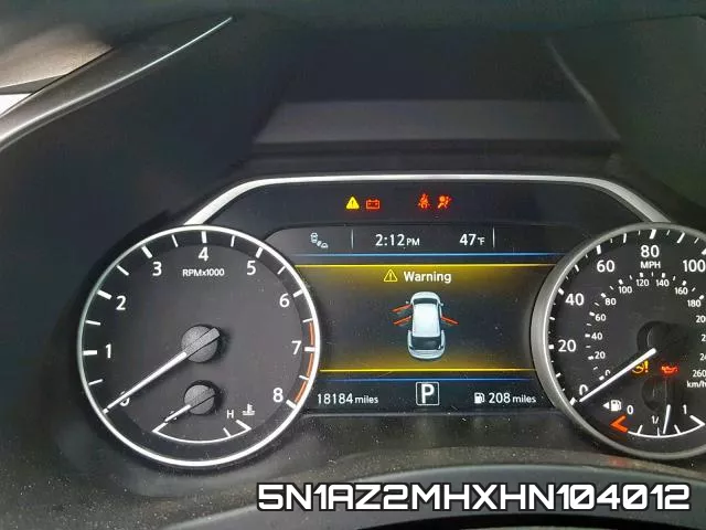 5N1AZ2MHXHN104012 фото 9