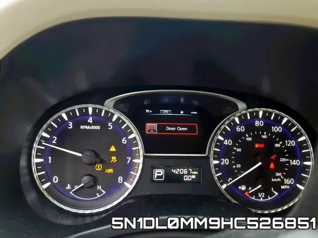 5N1DL0MM9HC526851 фото 9