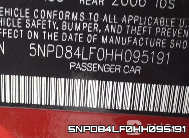 5NPD84LF0HH095191 фото 10