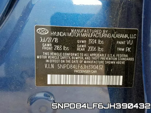 5NPD84LF6JH390432 фото 2