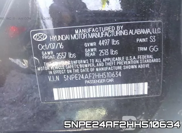 5NPE24AF2HH510634 фото 10