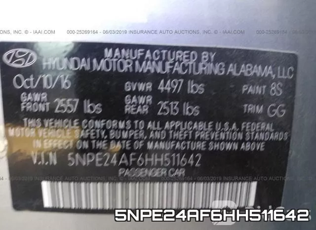 5NPE24AF6HH511642 фото 10