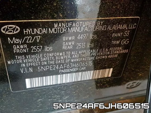 5NPE24AF6JH606515 фото 2