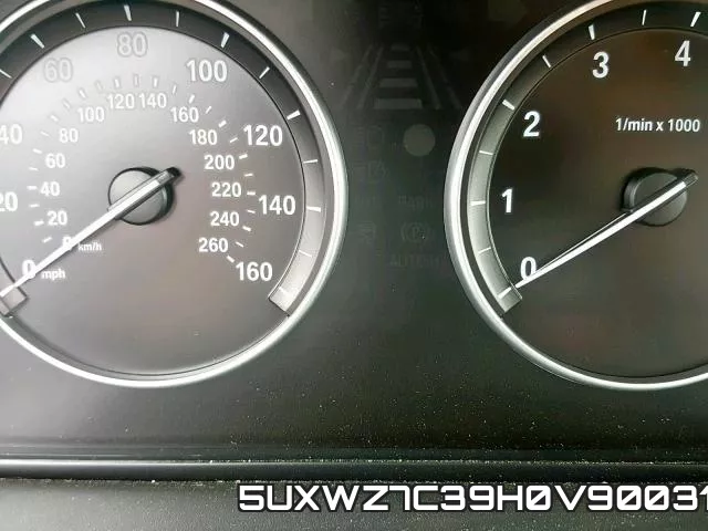 5UXWZ7C39H0V90031 фото 9