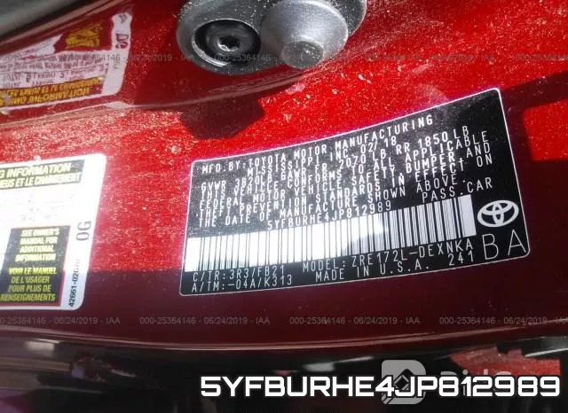 5YFBURHE4JP812989 фото 10