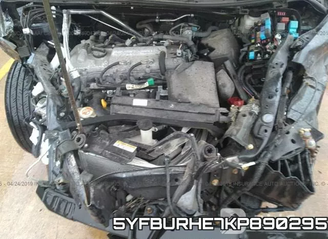 5YFBURHE7KP890295 фото 2